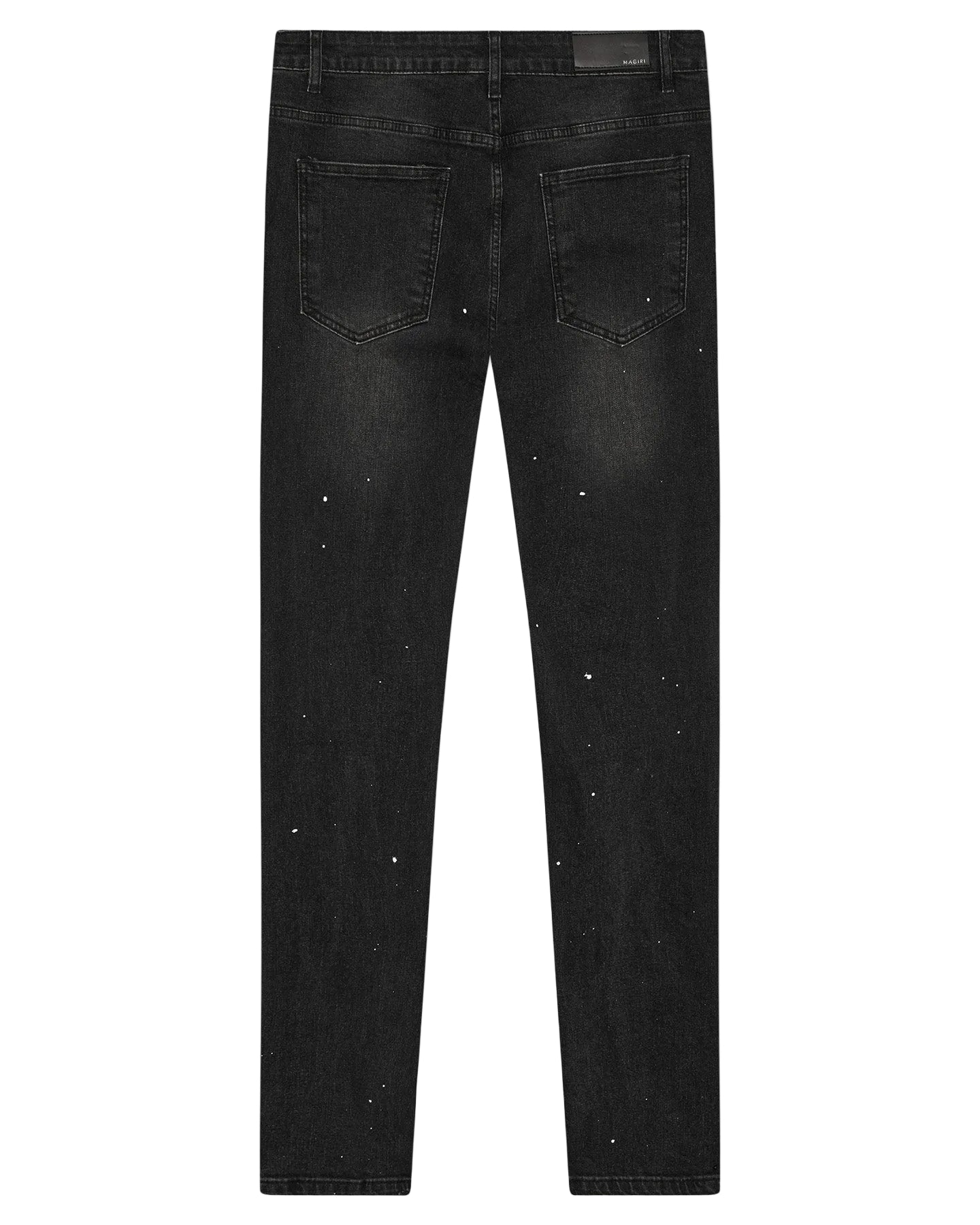 MAGIRI Ripped Slim Black Jeans